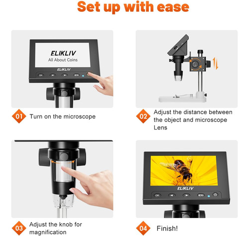 Microscopios Usb Elikliv Edm4 No Aplica