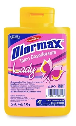 comprar Talco Olormax Desodorante Lady 150gr
