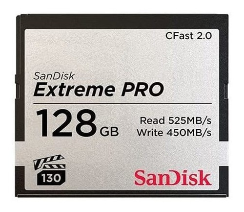 Sandisk Tarjeta De Memoria Extreme Pro Cfast 2.0 De 128 Gb