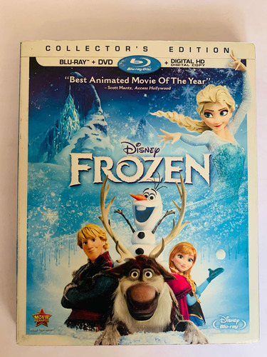 Frozen Una Aventura Congelada  Blu-ray + Dvd Originales