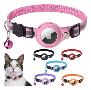 Collar Reflectivo De Mascotas Gargantilla Para Airtag Nailon