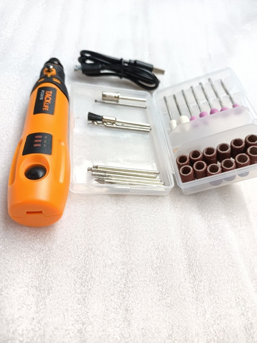 Imagen 7 de 9 de Mini Taladro Inalámbrico Recargable Pedicure Manualidades