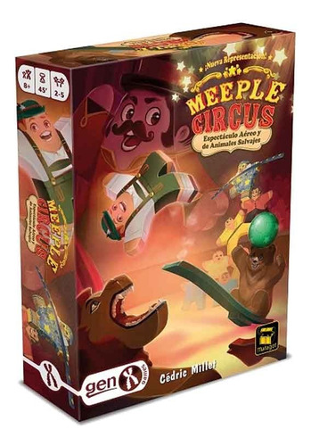 Meeple Circus: Espectáculo Aéreo Y De Animales Salvajes Jue