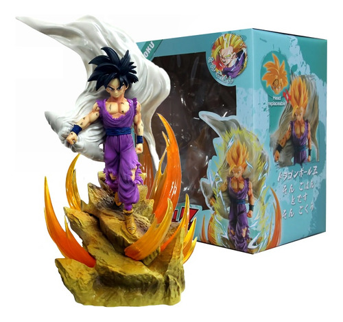 Figura Dragon Ball Goku Son Gohan Ssj 37cm Jumbo + Caja