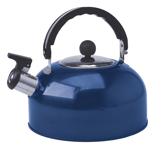 Chaleira Aço Inox Cromada 1,8 Litro Azul