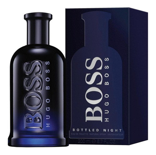  Hugo Boss Bottled Night 200ml Edt Hombre 