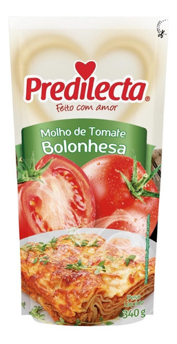 Molho Bolonhesa 340g Sachê Predilecta