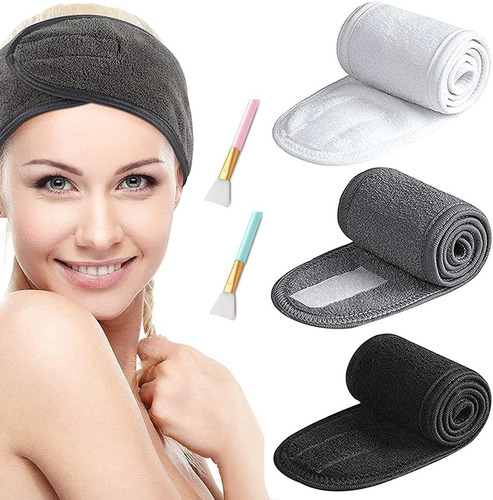 Banda Diadema Toalla Spa Facial Maquillaje Limpieza Cabello