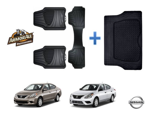 Tapetes Uso Rudo + Cajuela Nissan Versa 2013 Armor