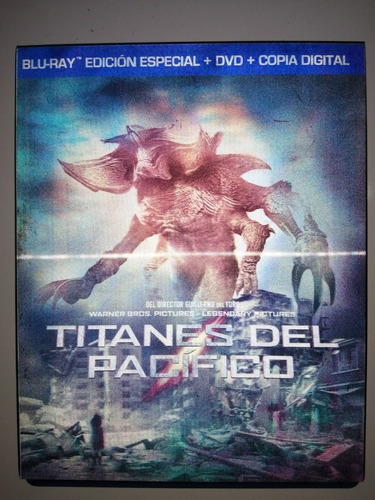 Pacífic Rim Bluray Doble 2 Discos Titanes Del Pacífico