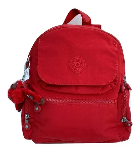Mochila kipling roja hot sale