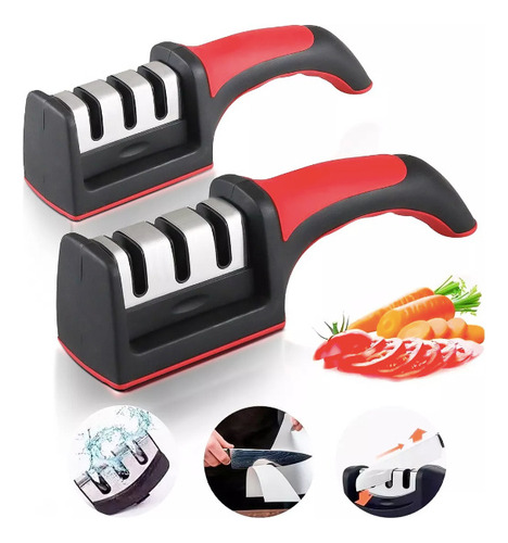 Afilador Cuchillos Cocina Profesional Chef Portatil Manual