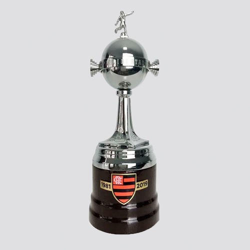 Troféu 3d Flamengo Copa Libertadores 23cm 2019