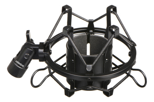 Soporte Microfono Araña Condenser Mic Shockmount Estudio Pro Negro Handa