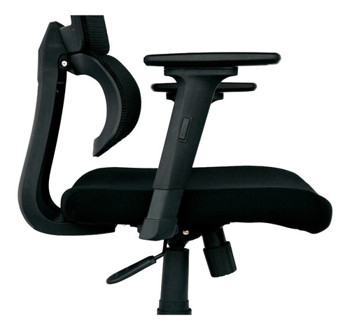 Imagen 7 de 7 de Silla De Oficina Capitanejo Base Nylon Con Cabecero