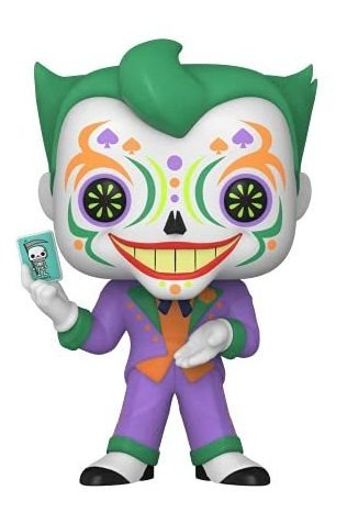 Funko Pop Heroes: Dia De Los Dc - Joker (glow In The Dark)