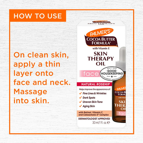 Palmer's Cocoa Butter Formula Skin Therapy Oil For Face, 1oz