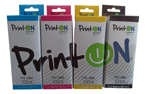 Tinta Epson T664 100ml Printon L110 L310 L350 L455