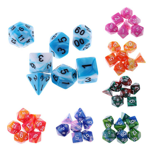 Juegos De Mesa De Dados Poliédricos 4 Piezas