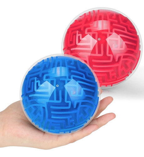 Juego De Rompecabezas 3d Maze Ball De 2 Piezas