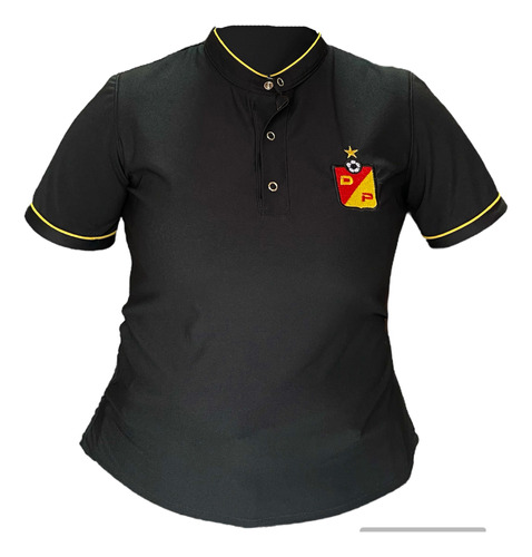 Camiseta Deportivo Pereira Tipo Polo Negra Hombre - Dama