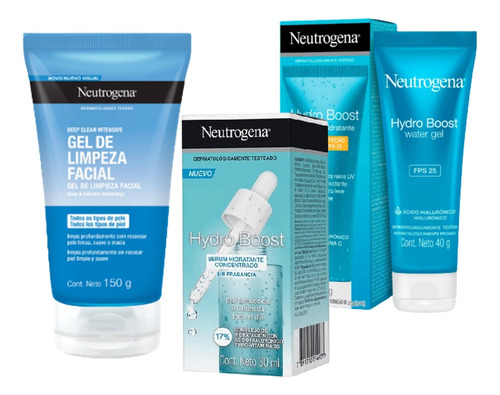 Kit Neutrogena Rutina Limpieza + Hidratación Y Protección 