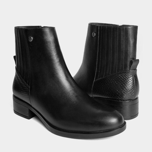 Botines Casuales Top Model Mujeres Tmo-ic0046 Cuero
