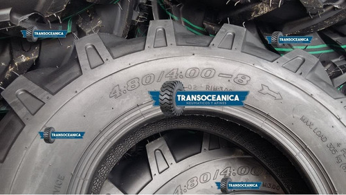Cubierta 480/400/8 Tacos Motocultivador 4.80/4.00-8 Carros