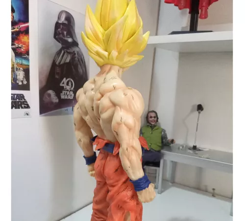 Dragon Ball Goku Super Sayajin 1/4 45cm Estatueta Grande