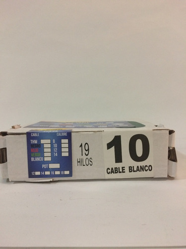 Imagen 4 de 4 de Thw Cal 10 100% Cobre 1 Rollo M/sint