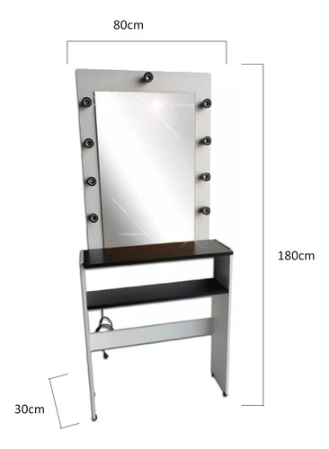 Toilette Peluquería Con Luz - Sucerita