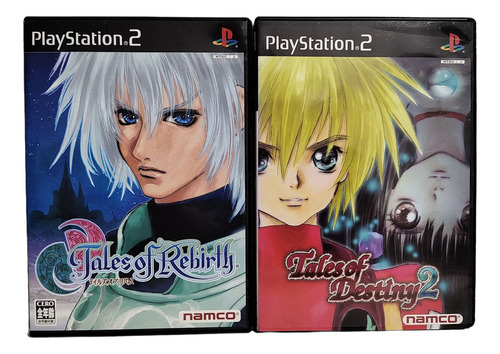 Combo Tales Of Rebirth + Destiny 2 Ps2 Original Fisico Jpn (Usado)