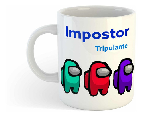 Imagen 2 de 8 de Tazas Personalizadas Sublimada Diseños De Among Us C/caja
