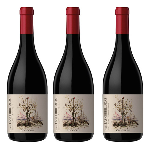 Zuccardi Finca Las Cerrilladas Malbec Caja X 3 Botellas