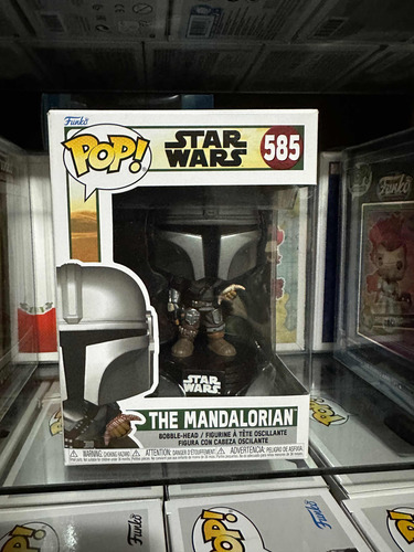 Funko Pop 585 Star Wars The Mandalorian El Mandaloriano (Usado)