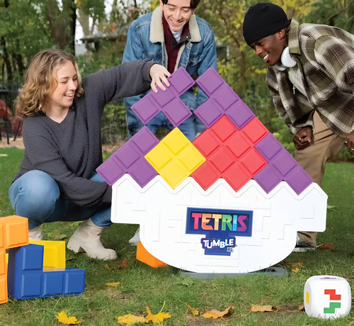 Juego Mesa Tetris Torre Gigante De Bloques