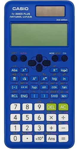 Calculadora Casio, Pantalla Azul Pequeña Para Libros De Text
