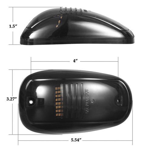 5 Luces De Posición Superior Correr Techo De Cabina De...
