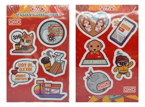 comprar Set 2pack Stickers Impermeables Voy Al Oxxo! #1 Y #2