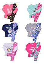 Comprar Kit 5 Conjuntos Infantil Menina Meia Estação Roupa Inverno