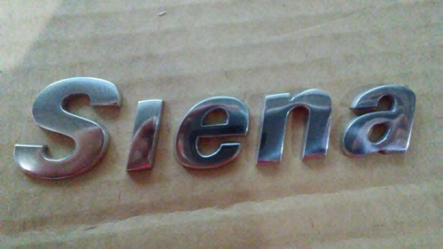 Emblema Fiat Siena Metal Sin Adhesivo