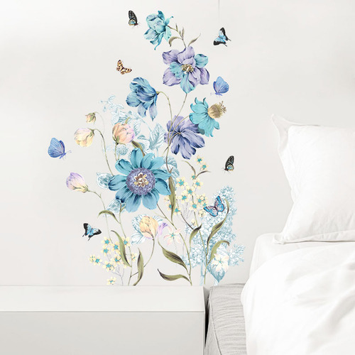 Calcomanías De Pared Con Flores Para Decoración De Regalos