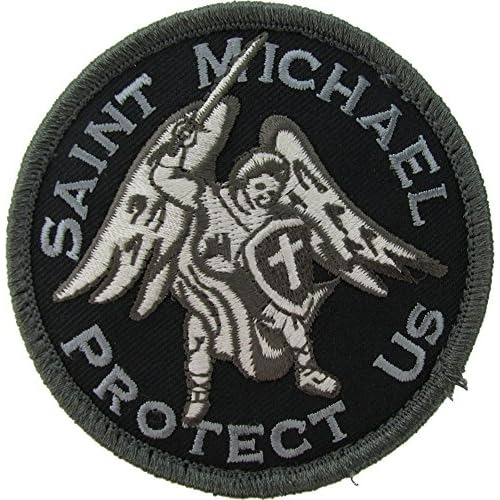 Parche De Moral De San Miguel Protégenos (swat, Negro)