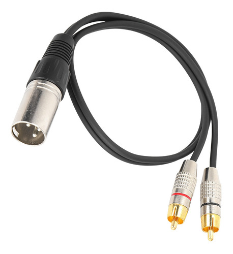 Xlr Macho A 2 Rca Cable Divisor De Audio Rca A Adaptador Xlr 