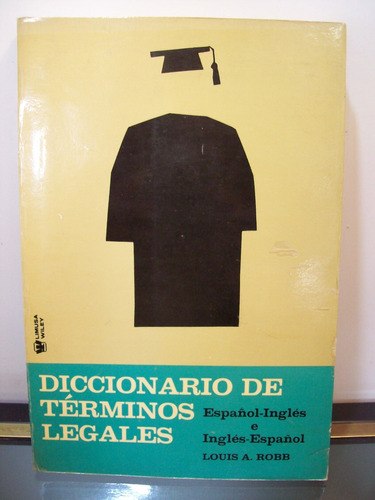 Adp Diccionario De Terminos Legales L. Robb / Español Ingles