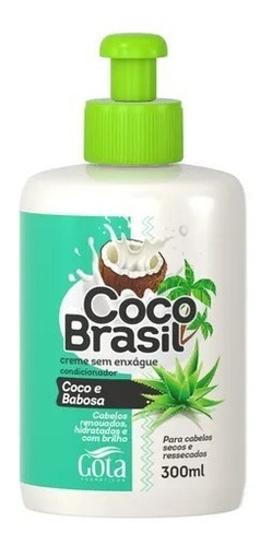 Creme Condicionador Coco Brasil E Babosa Gota Dourada