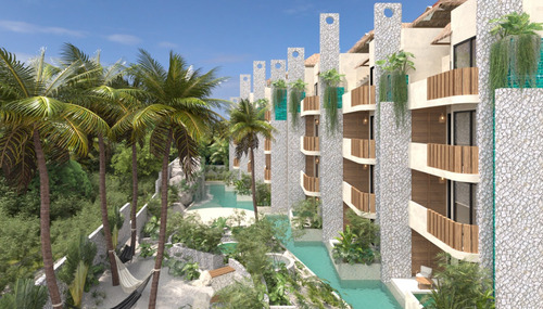 Departamento En Venta En Playa Del Carmen, Be X, Tipo Estudio Con Un Diseño Único