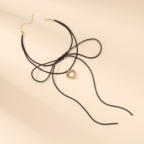 Collar De Cadena Ajustable Con Forma De Lazo Anudado (s), Co