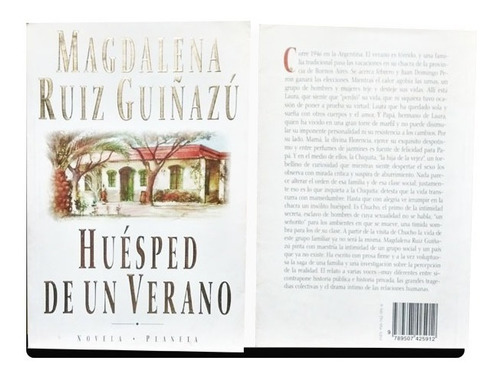 Huésped De Un Verano  Magdalena Ruiz Guiñazú - Planeta