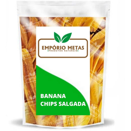 Banana Chips Salgada 1kg